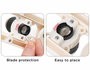 Innspiro Set de 4 lames de rechange pour cisaille circulaire magnétique