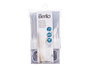 Berilo Rideau de Douche PEVA 180x180 cm Gris Transparent (Set de 12)