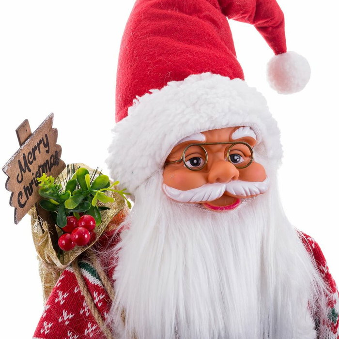 BigBuy Home Père Noël Rouge 32 X 25 X 87 CM BigBuy Home Père Noël Rouge 32 X 25 X 87 CM