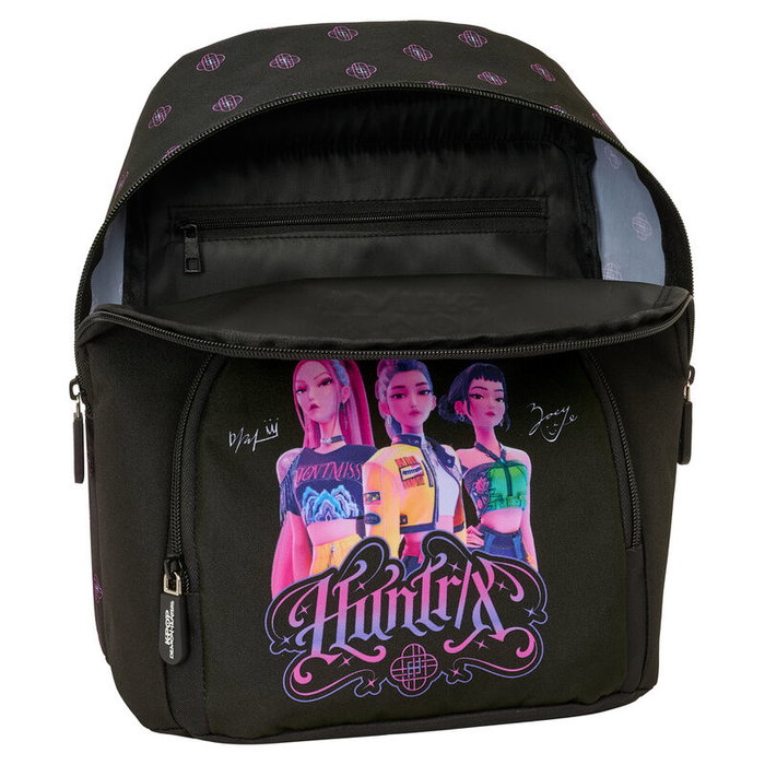 SAFTA Mochila Negra Kpop Demon Hunters