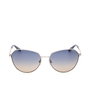 Guess Gafas GU00148 Lunettes de Soleil Femme Monture Métal Rond Diamètre Verre 60mm Branches 135mm