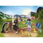 PLAYMOBIL 71355 - Figurine et cheval Zoe & Blaze avec parcours d'obstacles Horses of Waterfall, 67 pièces, jeu de construction enfant dès 5 ans