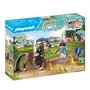 PLAYMOBIL 71355 - Figurine et cheval Zoe & Blaze avec parcours d'obstacles Horses of Waterfall, 67 pièces, jeu de construction enfant dès 5 ans
