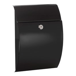 Arregui Galán Boîte aux lettres individuelle extérieur petit acier noir 21 x 7,5 x 29 cm