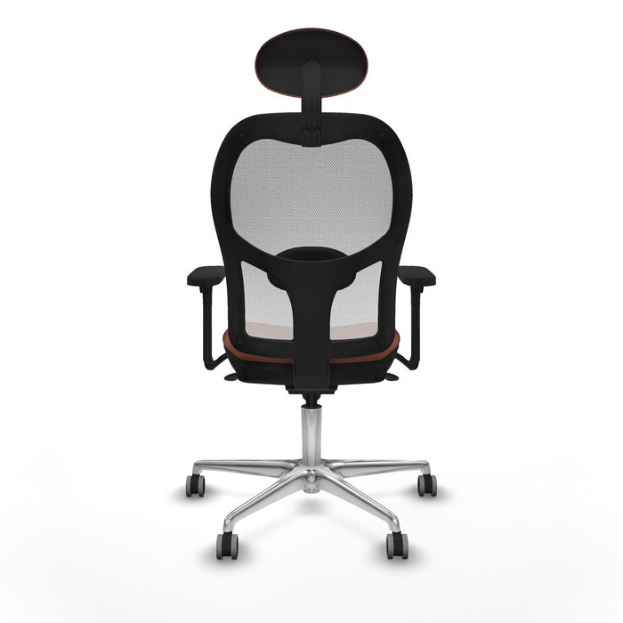 Piqueras y Crespo Chaise de Bureau Jorquera 3D086G1 Blanc Marron Piqueras y Crespo Chaise de Bureau Jorquera 3D086G1 Blanc Marron