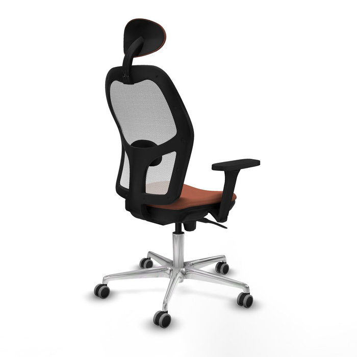 Piqueras y Crespo Chaise de Bureau Jorquera 3D086G1 Blanc Marron Piqueras y Crespo Chaise de Bureau Jorquera 3D086G1 Blanc Marron