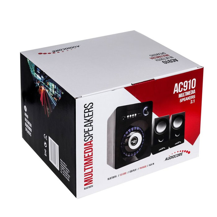 AudioCore AC910 Haut-parleurs de PC 10 W Noir