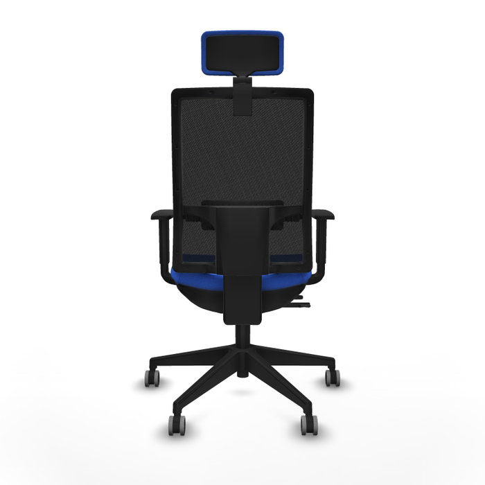 Piqueras y Crespo Chaise de Bureau Horna Traslack avec Appui-tête Bleu Piqueras y Crespo Chaise de Bureau Horna Traslack avec Appui-tête Bleu