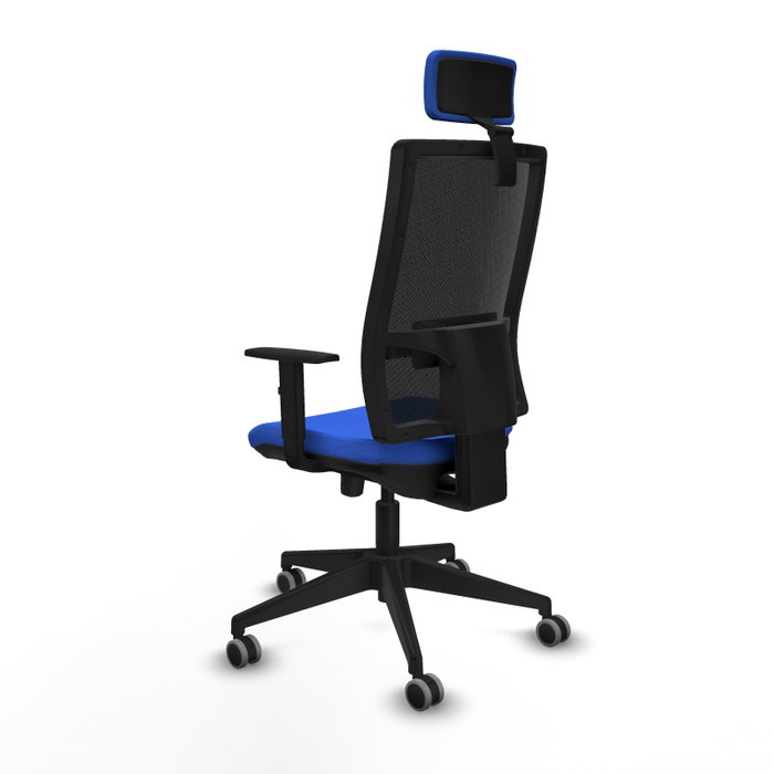 Piqueras y Crespo Chaise de Bureau Horna Traslack avec Appui-tête Bleu Piqueras y Crespo Chaise de Bureau Horna Traslack avec Appui-tête Bleu