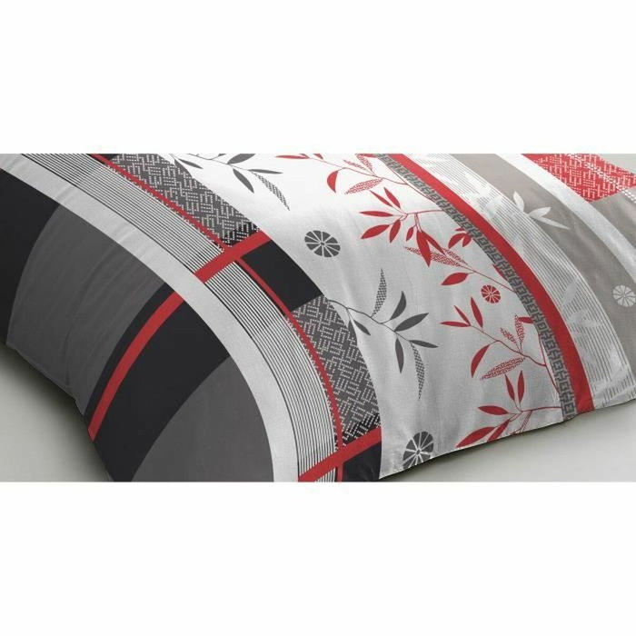 Home Linge Passion Parure de couette SHIZUOKA Bleu Blanc Rouge 140 x 200 cm