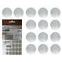 MAURER Cache-vis adhésifs gris métallisé (Blister 20 unités)