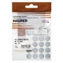 MAURER Cache-vis adhésifs gris métallisé (Blister 20 unités)