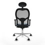 Piqueras y Crespo Chaise de Bureau Jorquera 1D086N1 Bleu ciel