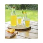 Bouteille et 4 verres en cristal recyclé | Lot de 5 pièces | Bouteille Ø9,5x31 cm, verres Ø8x12,5 cm