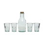 Kitchen Goods Set de Verres et Bouteille Transparent