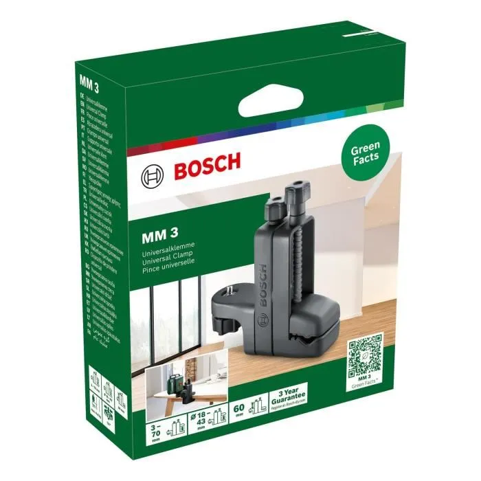 Bosch MM 3 Mixeur plongeant 500W - 2 vitesses - Pour soupes, smoothies et sauces - Lame acier inoxydable - Design ergonomique