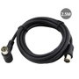 GSC Evolution Câble coaxial TV coudé 2,5 m mâle à femelle Noir