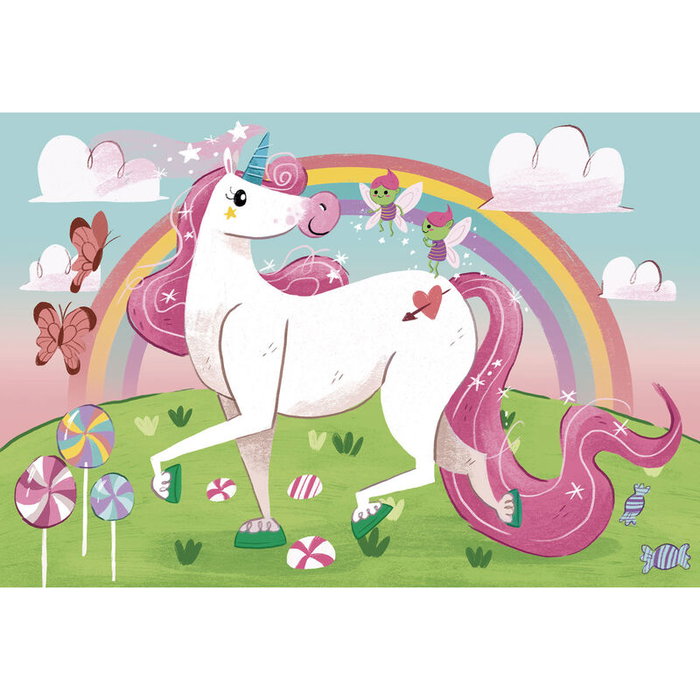 Clementoni SuperColor Puzzle 104 pièces - Je crois aux licornes - Pour filles à partir de 6 ans Clementoni SuperColor Puzzle 104 pièces - Je crois aux licornes - Pour filles à partir de 6 ans