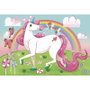 Clementoni SuperColor Puzzle 104 pièces - Je crois aux licornes - Pour filles à partir de 6 ans