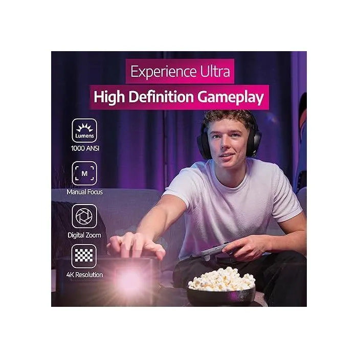 Philips Gamepix 900 Vidéoprojecteur 4K UHD 1 000 Lumens ANSI LED
