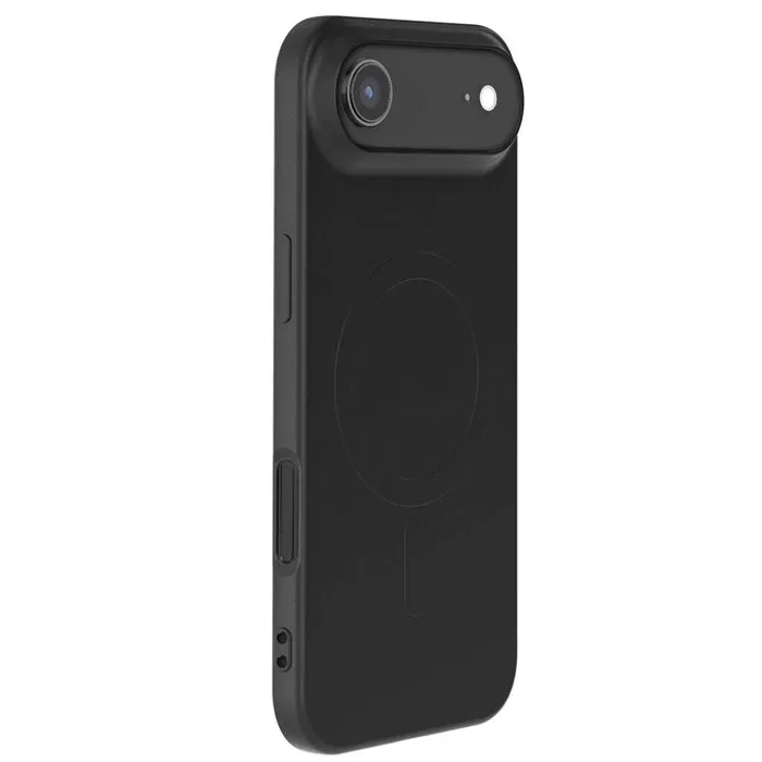 BBC Coque Silicone MagSafe pour iPhone Noir - Protection Premium, Compatible Aimants MagSafe