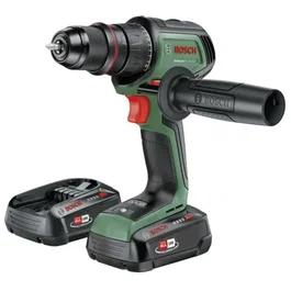 Bosch AdvancedDrill 18V-80 Perceuse-visseuse sans fil 18V - 2 batteries 2,5 Ah - Mandrin métallique amovible 13 mm - Moteur brushless - Couple 78 Nm