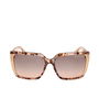 Guess By Marciano GM00012 44F Lunettes de Soleil Femme Carrées Rose Havana 58 mm