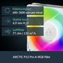 ARCTIC Liquid Freezer III PRO 360 A-RGB White - Kit de refroidissement liquide pour processeur 360mm, triple ventilateur 120mm, ARGB, support LGA 1851/1700/AM4/AM5, blanc