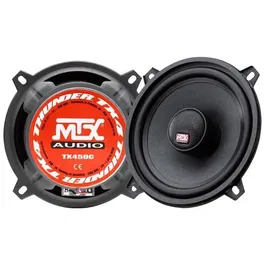 MTX Audio TX450C Haut-parleurs voiture Coaxiaux 2 voies 13cm - 70W RMS - Membrane en pulpe de cellulose - 55Hz-25kHz - Inclus grilles