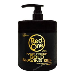 RED ONE Gel de Rasage Transparent Gold pour Hommes 1000 ml