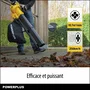 Powerplus POWEG4030 Souffleur, Aspirateur et Broyeur de Feuilles 3 en 1 Électrique, 3300 W, Vitesse d'Air 250 km/h, 10.7 m³/min