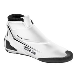 Sparco Bottes De Karting K-Prime Taille 42 Blanc-Noir S0012B542BINR Cuir Microfibre Semelle Amortissante FIA 8877-2022