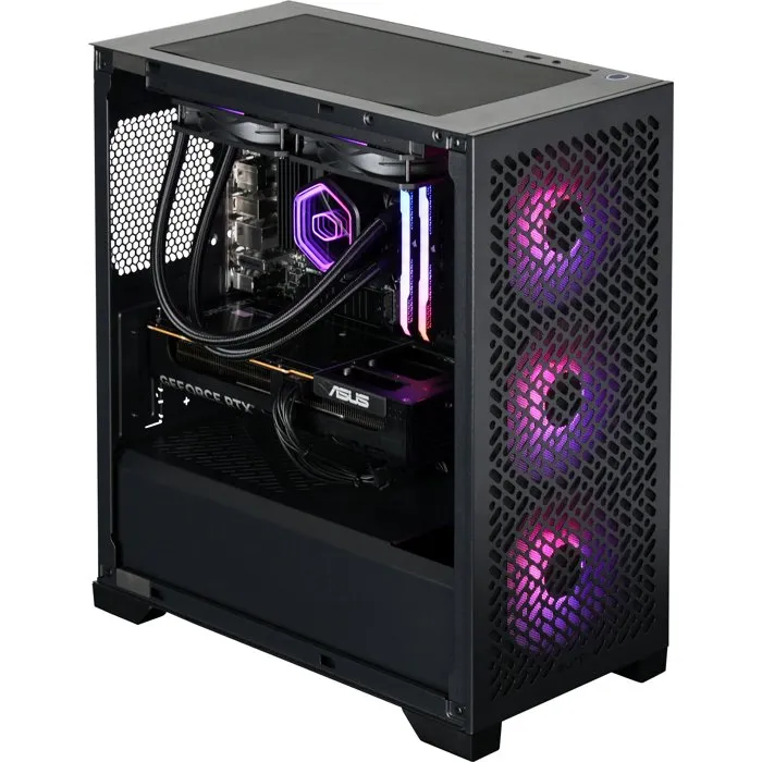 Cooler Master PC Gamer AMD Ryzen 5 5500 - RTX 5060 - 16 Go DDR4 RGB - SSD 480 Go PCIe Gen4