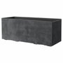 Deroma Jardinière Muret Millennium R - 99 x h39 cm - Anthracite