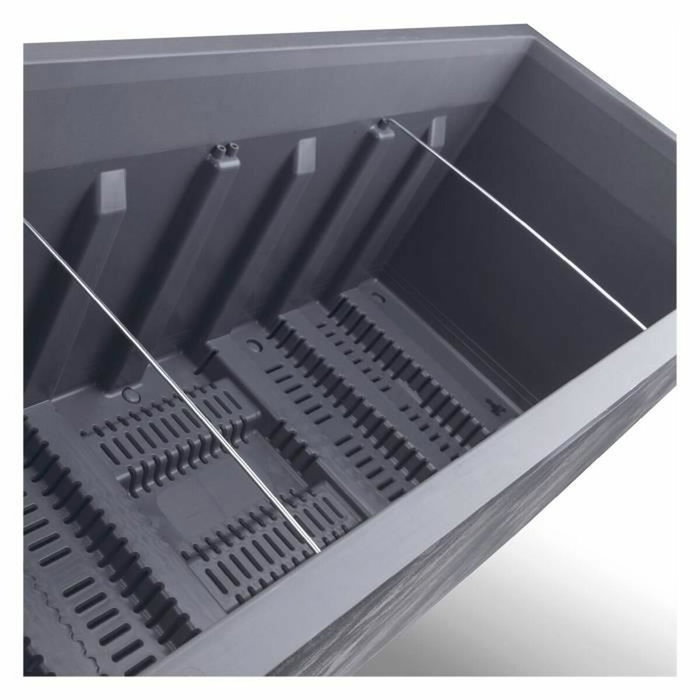 Deroma Jardinière Muret Millennium R - 99 x h39 cm - Anthracite
