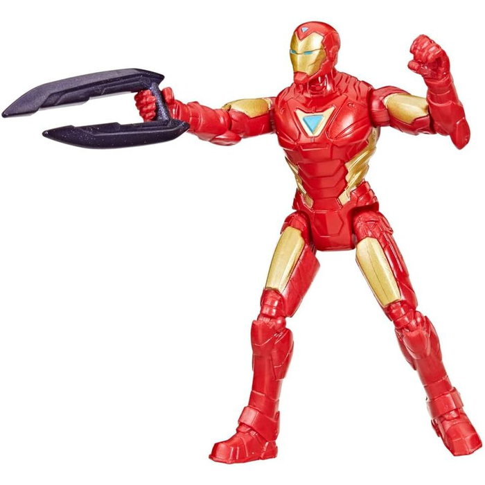 HASBRO Marvel Les Vengadores Avengers Figurine Iron Man Anti-Venom 10 cm Articulée avec Bouclier Venomisé - Epic World of Action