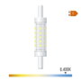 Edm Ampoule LED linéaire R7s, 5 W, 500 lm, 6400 K, lumière froide, Ø15 x 78 mm