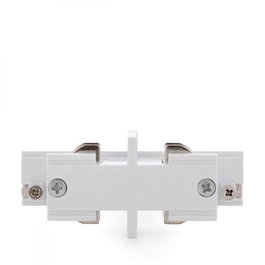 Connecteur droit blanc pour rail triphasé