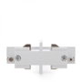 Connecteur droit blanc pour rail triphasé