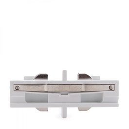 Connecteur droit blanc pour rail triphasé