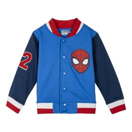 Spider-Man Veste de Survêtement Enfant Bleu 6 ans