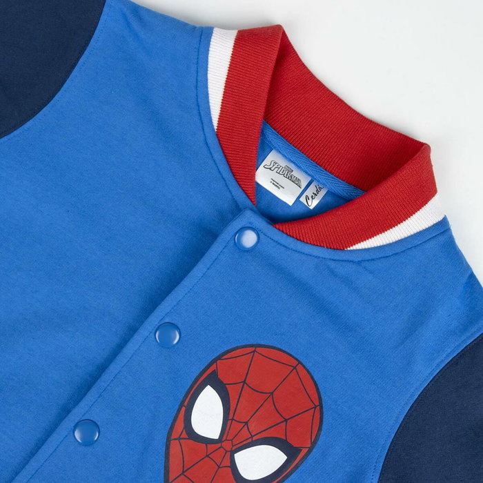 Spider-Man Veste de Survêtement Enfant Bleu 6 ans