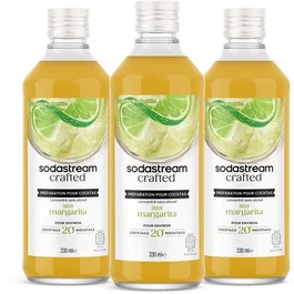 SodaStream Mixer pour Cocktail Sans Alcool 330 ml - Saveurs Margarita et Fraîcheur Citronnée pour Machine à Eau Pétillante