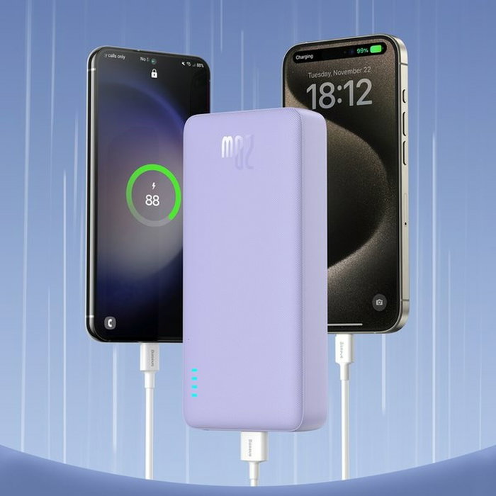 Baseus Powerbank P10022804513-00 Pourpre 20000 mAh 74 WH