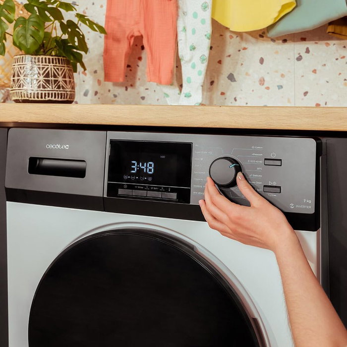 Lave-linge frontal Cecotec 7 kg 1200 rpm A Inverter Bolero Dresscode 7411 16 programmes