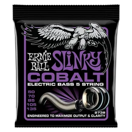 Ernieball Cobalt Slinky 5 cordes Medium Heavy 50-135 - Jeu de cordes basse électrique