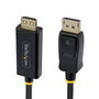 Startechcom 1M-DP-HDMI-4K60-GR Câble Adaptateur DisplayPort à HDMI 1 m 4K 60 Hz HDR Audio 7.1