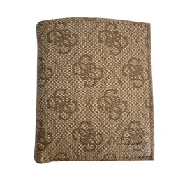 Guess Vezzola Petit Portefeuille en Textile Marron Men's