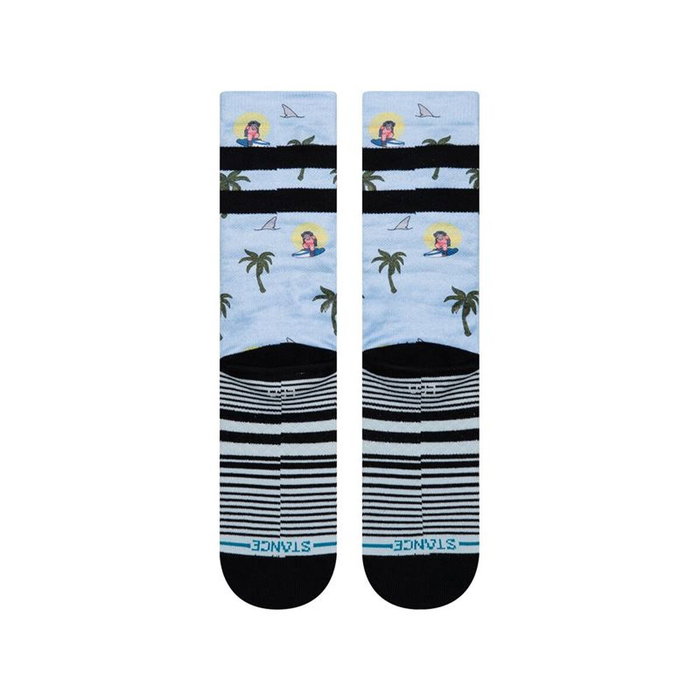 Chaussettes de Sport Stance Aloha Monkey Staple Bleu clair