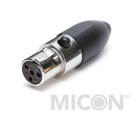 RODE MiCon-3 Connecteur pour micros HS1, PinMic et Lavalier avec Shure
